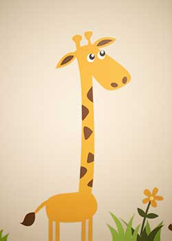 Giraffe in Pediatric Sugery Room